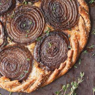 Caramelized Onion and Gruyère Galette