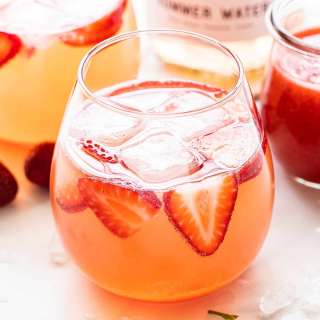 Strawberry Rosé Spritzer