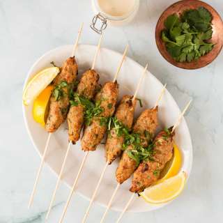 Chicken kofta kebabs