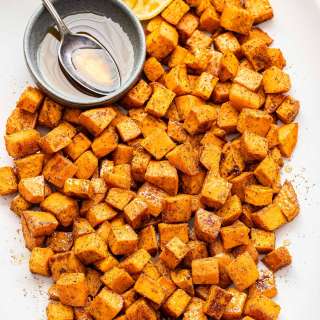 Garam Masala Roasted Sweet Potatoes