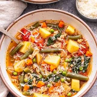 Ground Turkey and Vegetable Soup