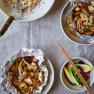 Baked Mushrooms in Foil Packets