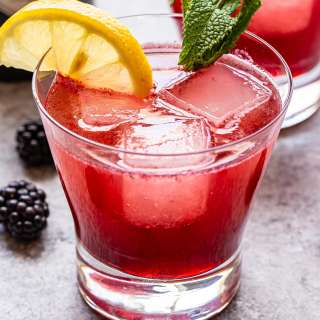 Blackberry Gin Fizz