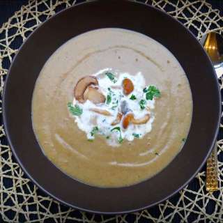 Čobanska Krem Supa Od Vrganja (Cream of Mushroom Soup)