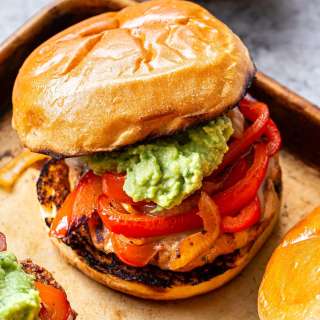 Chicken Fajita Burgers