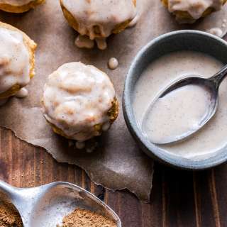 Mini Chai Muffins with Vanilla Bean Glaze