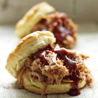 Pulled Pork Biscuit Sandwiches