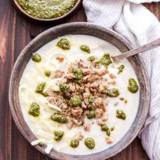 Creamy Italian Cauliflower Soup