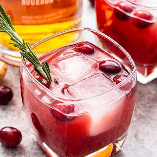 Cranberry Orange Bourbon Cocktail