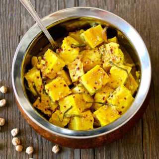 Salade de Tofu de Pois Chiche (Tohu Thoke)