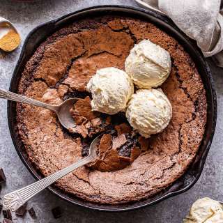 Mexican Skillet Brownies
