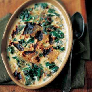 Baked Spinach Mornay