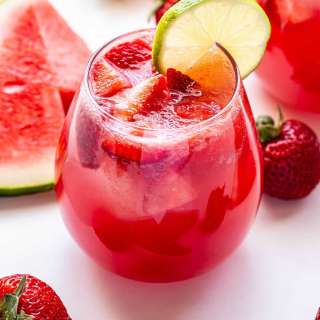 Strawberry Watermelon Rosé Sangria