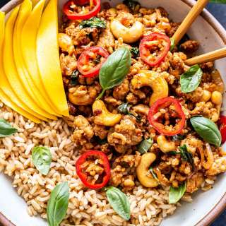 Thai Basil Chicken Bowls