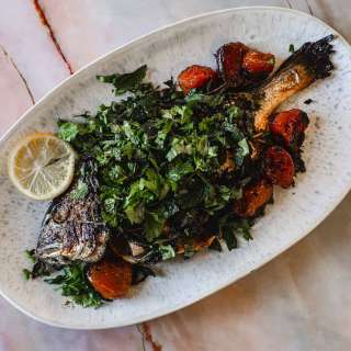 Persian-Inspired Whole Fish Recipe with Pomegranate Molasses