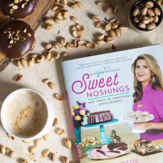 Gluten-free krembos with pistachios and Sweet Noshings by Amy Kritzer