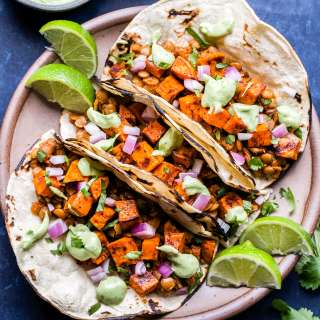 Sweet Potato and Lentil Tacos