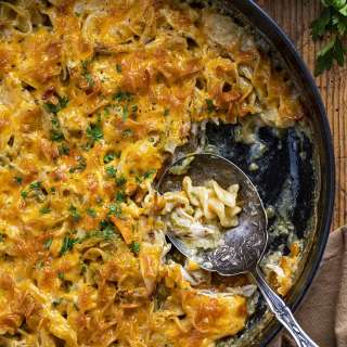 Skillet Chicken Noodle Casserole