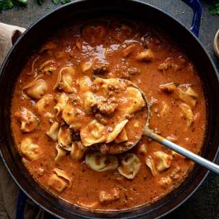 Lasagna Soup with Tortellini
