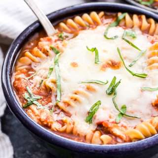 Slow Cooker Chicken Parmesan Soup