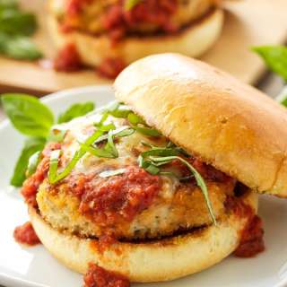 Chicken Parmesan Burgers