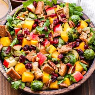 Fall Roasted Vegetable Panzanella Salad
