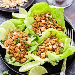 Thai Chicken Lettuce Wraps