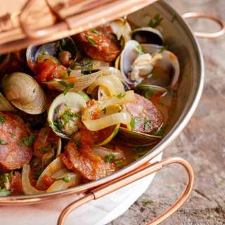 Portuguese Clams and Sausage