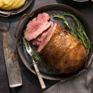 Slow Roasted Boneless Leg of Lamb