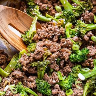Teriyaki Ground Beef and Broccoli