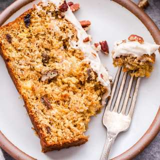 Oatmeal Carrot Cake Bread