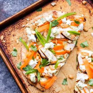 Tandoori Chicken Naan Flatbread