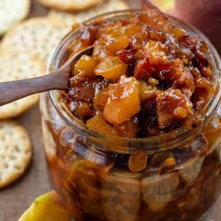 Peach Bacon Jam