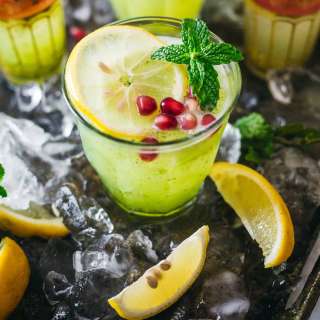 Limonana (Lemon mint lemonade)
