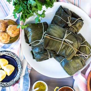 Chicken Colombian tamales recipe {gluten-free, kosher)