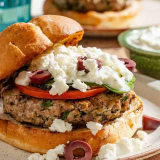 Greek Lamb Burgers