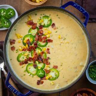 Jalapeno Popper Corn Chowder