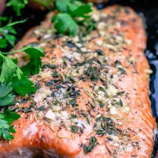 Slow Roasted Salmon and Potatoes Recipe
