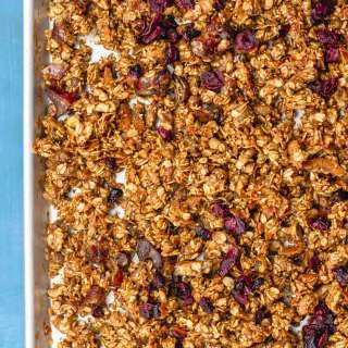 Homemade Granola Recipe with Olive Oil and Tahini