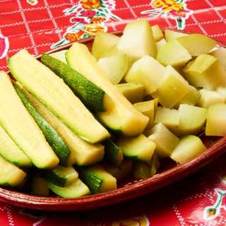 Chayote and Zucchini Squash Salad