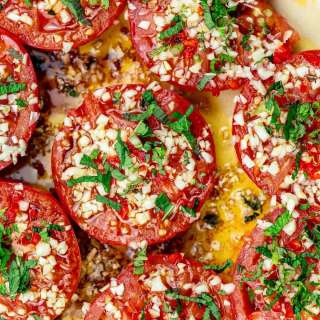 Garlic Fried Tomatoes