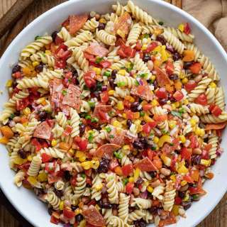 Cowboy Caviar Pasta Salad