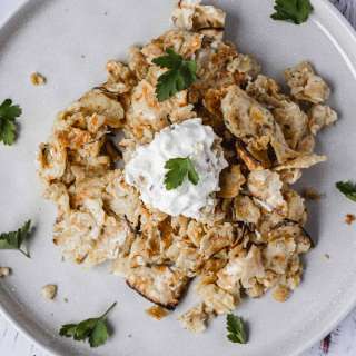 Classic matzo Brei