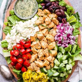 Chicken Souvlaki Salad