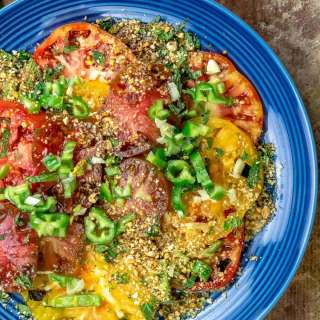 Heirloom Tomato Salad with Dukkah