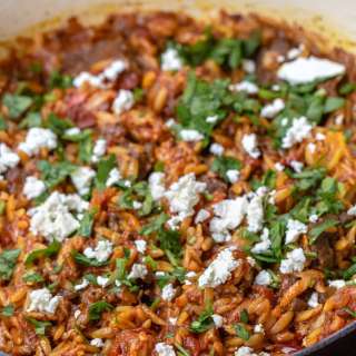 Youvetsi: Greek Lamb Stew with Orzo