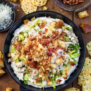 Chicken Caesar Salad Dip