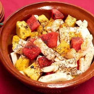 Spicy Mexican Fruit Salad with Tajin and Chia