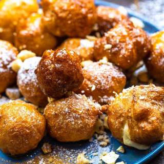 Loukoumades (Greek Donuts with Honey Syrup)