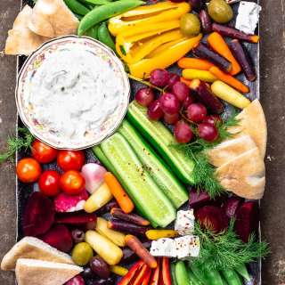 Simple Crudités Platter